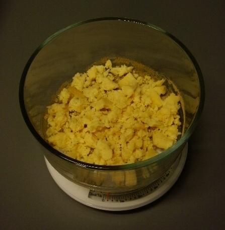 Image of 4 ounces of cheese added