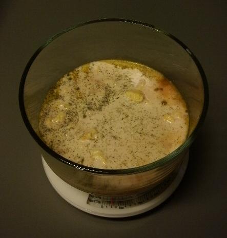 Image of 8 ounces of liquid added